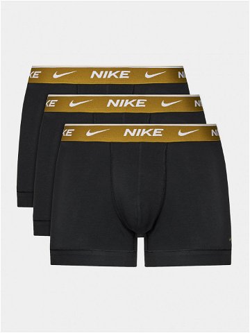 Nike Sada 3 kusů boxerek 0000KE1008 Černá