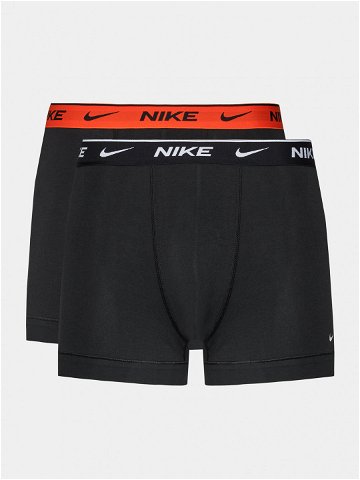 Nike Sada 2 kusů boxerek 0000KE1085 Černá
