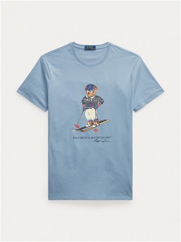 Polo Ralph Lauren T-Shirt 710853310027 Modrá Slim Fit