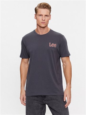 Lee T-Shirt 112342480 Tmavomodrá Regular Fit