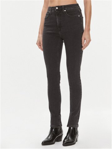 Calvin Klein Jeans Jeansy J20J222141 Černá Skinny Fit