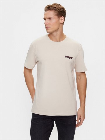 Wrangler T-Shirt 112341178 Bílá Regular Fit