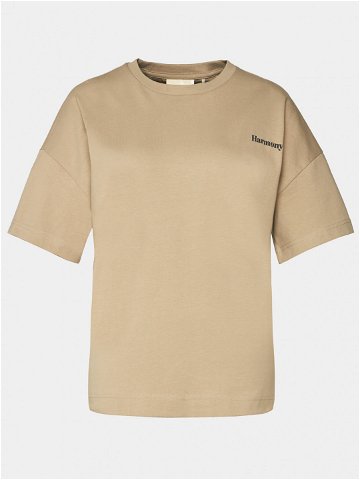 Outhorn T-Shirt OTHAW23TTSHF0920 Béžová Regular Fit