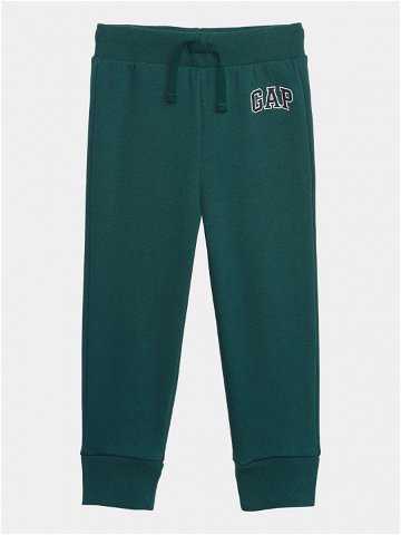 Gap Teplákové kalhoty 748000-03 Zelená Regular Fit
