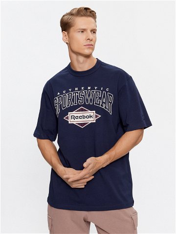 Reebok T-Shirt Sporting Goods IM1505 Tmavomodrá Regular Fit