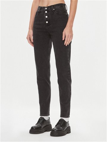 Calvin Klein Jeans Jeansy J20J222150 Černá Mom Fit
