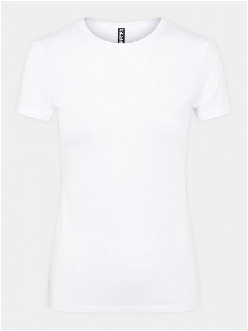 Pieces T-Shirt Irene 17082526 Bílá Slim Fit