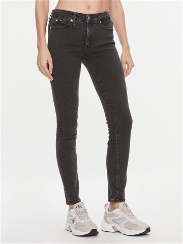 Calvin Klein Jeans Jeansy J20J222448 Černá Skinny Fit