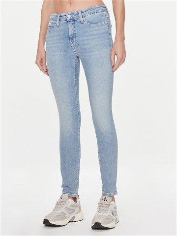 Calvin Klein Jeans Jeansy J20J222444 Modrá Skinny Fit
