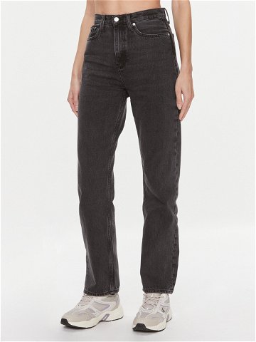 Calvin Klein Jeans Jeansy J20J222137 Černá Straight Fit