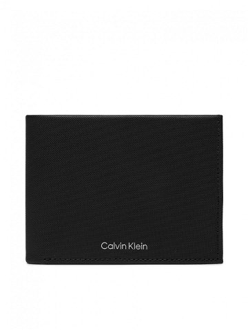 Calvin Klein Velká pánská peněženka Ck Must Trifold 10Cc W Coin K50K511380 Černá