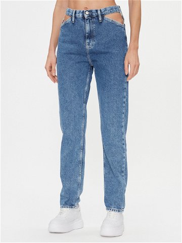 Calvin Klein Jeans Jeansy Authentic Slim Straight Cut Out J20J222433 Modrá Slim Fit