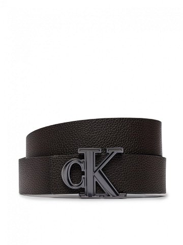Calvin Klein Jeans Pánský pásek Gift Prong Harness Lthr Belt35Mm K50K511516 Černá