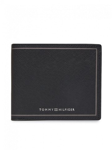 Tommy Hilfiger Velká pánská peněženka Th Saffiano Cc And Coin AM0AM11859 Černá