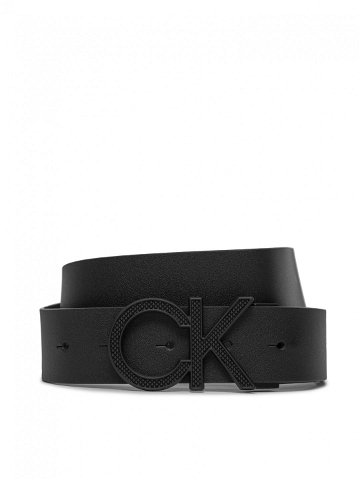 Calvin Klein Pánský pásek Adj Ck Pique Metal 35Mm K50K511336 Černá