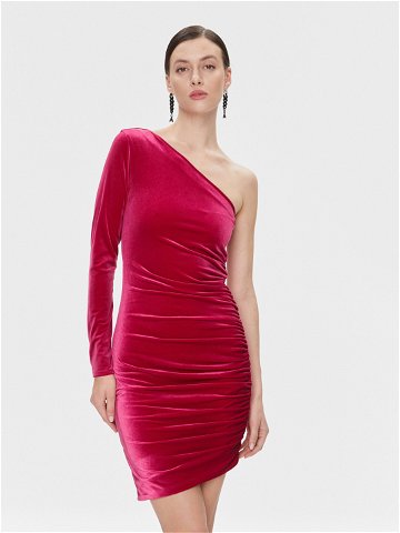 Hugo Koktejlové šaty Napuna 50500532 Růžová Slim Fit