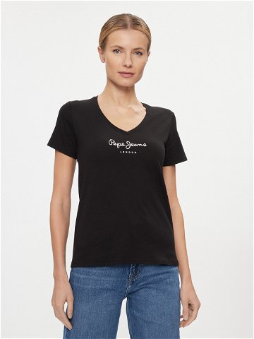 Pepe Jeans T-Shirt Wendy PL505482 Černá Regular Fit