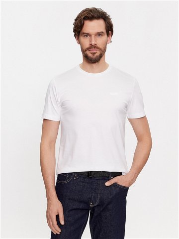 Calvin Klein T-Shirt Smooth Cotton T-Shirt K10K112229 Bílá Regular Fit