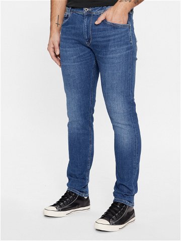 Pepe Jeans Jeansy Tapered PM207391HT52 Tmavomodrá Tapered Leg