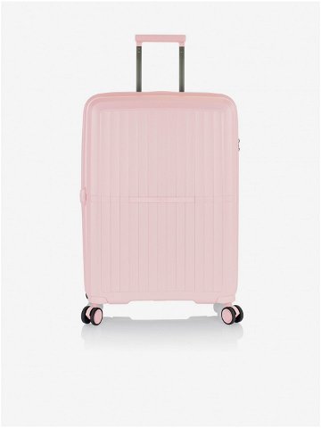 Růžový dámský cestovní kufr Heys Airlite M Blush