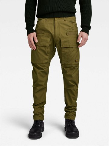 G-Star Raw Kalhoty z materiálu 3D D23636-D384-C744 Zelená Tapered Fit