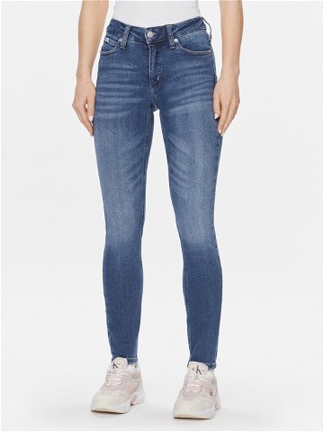 Calvin Klein Jeans Jeansy J20J222447 Modrá Skinny Fit