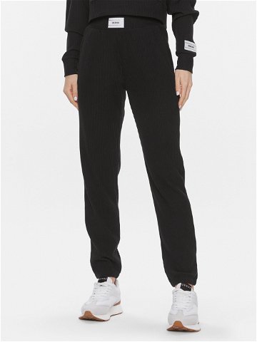 Guess Teplákové kalhoty Aislin V4RB01 KC2T0 Černá Regular Fit