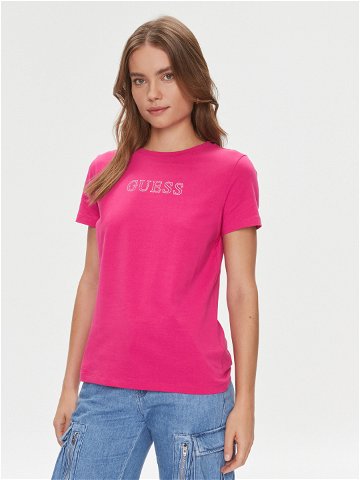 Guess T-Shirt Briana V3BI11 J1314 Růžová Regular Fit