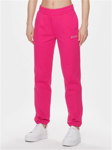 Guess Teplákové kalhoty Eleanora V4RB10 KC5O0 Růžová Regular Fit