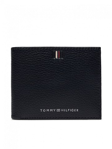 Tommy Hilfiger Velká pánská peněženka Th Central Mini Cc Wallet AM0AM11854 Tmavomodrá