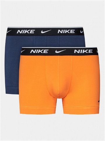 Nike Sada 2 kusů boxerek 0000KE1085 Tmavomodrá