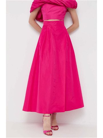 Sukně Pinko růžová barva maxi áčková 100543 Y3LE
