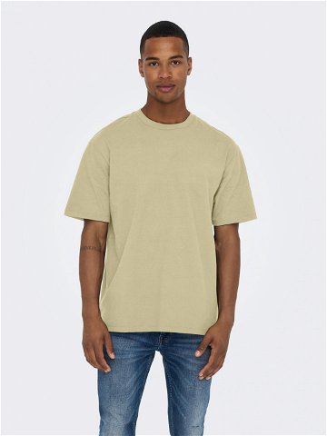 Only & Sons T-Shirt Fred 22022532 Béžová Relaxed Fit