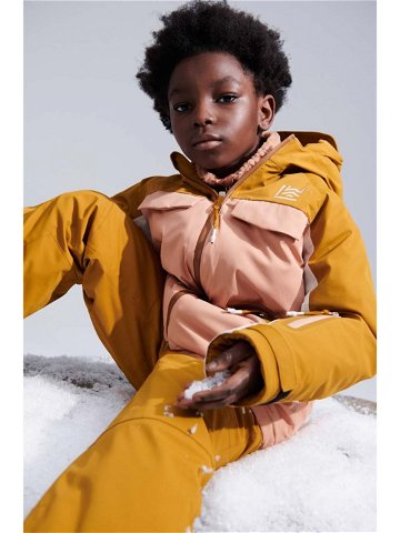 Dětská lyžařská bunda Liewood oranžová barva