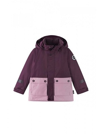 Dětská zimní bunda Reima Luhanka fialová barva