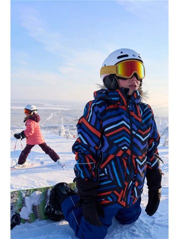 Dětská lyžařská bunda Reima Tirro oranžová barva