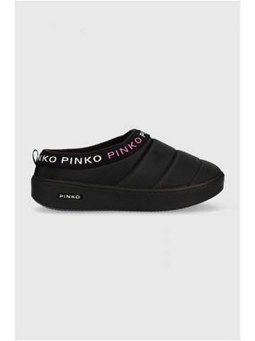Pantofle Pinko Garland černá barva 101625 A12N Z99
