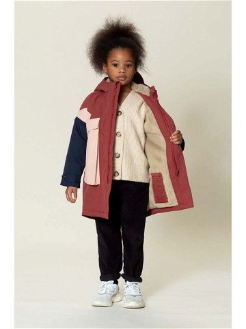 Dětská nepromokavá bunda Gosoaky CITY FOX růžová barva