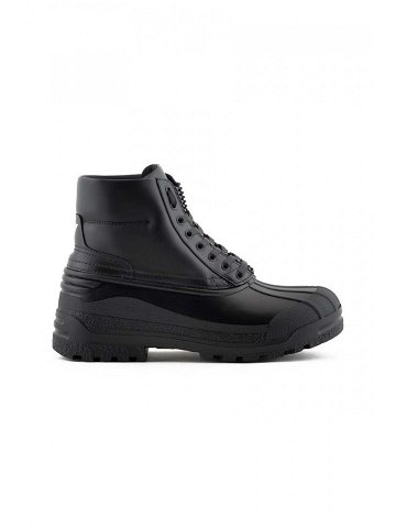 Kotníkové boty Emporio Armani pánské černá barva X4M391 XF741 00002