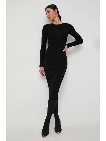 Šaty Marella černá barva mini