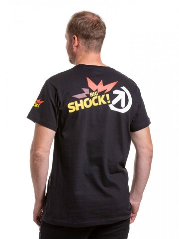 Meatfly pánské tričko Big Shock Teamup Black Černá Velikost XXXL