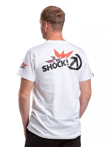 Meatfly pánské tričko Big Shock Teamup White Bílá Velikost XXL