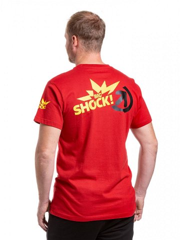 Meatfly pánské tričko Big Shock Teamup Dark Red Červená Velikost XXL