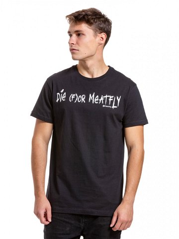 Meatfly pánské tričko Die Black Černá Velikost XXXL