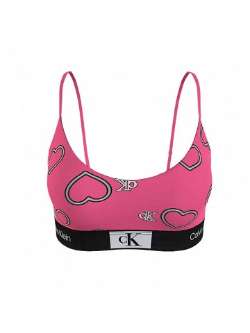 Dámská podprsenka Calvin Klein růžová QF7477E-KCC L
