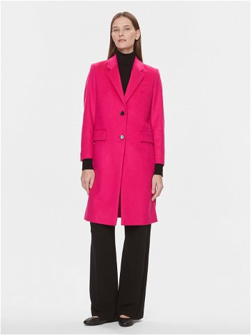 Boss Vlněný kabát Catara 50501019 Růžová Slim Fit