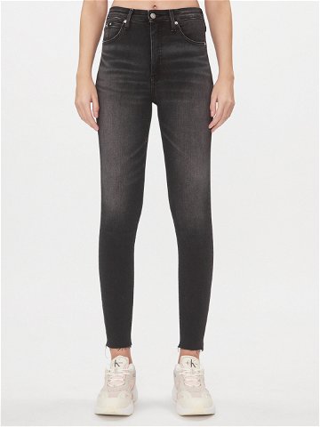Calvin Klein Jeans Jeansy J20J222149 Černá Super Skinny Fit