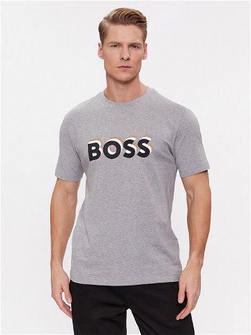 Boss T-Shirt Tiburt 427 50506923 Šedá Regular Fit