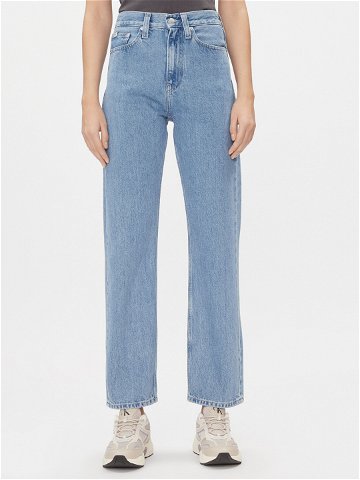 Calvin Klein Jeans Jeansy J20J222138 Modrá Straight Fit