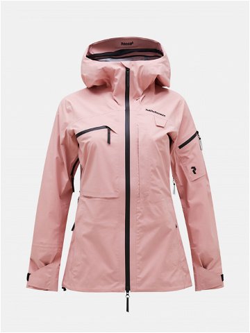 Bunda peak performance w alpine gore-tex jacket růžová l